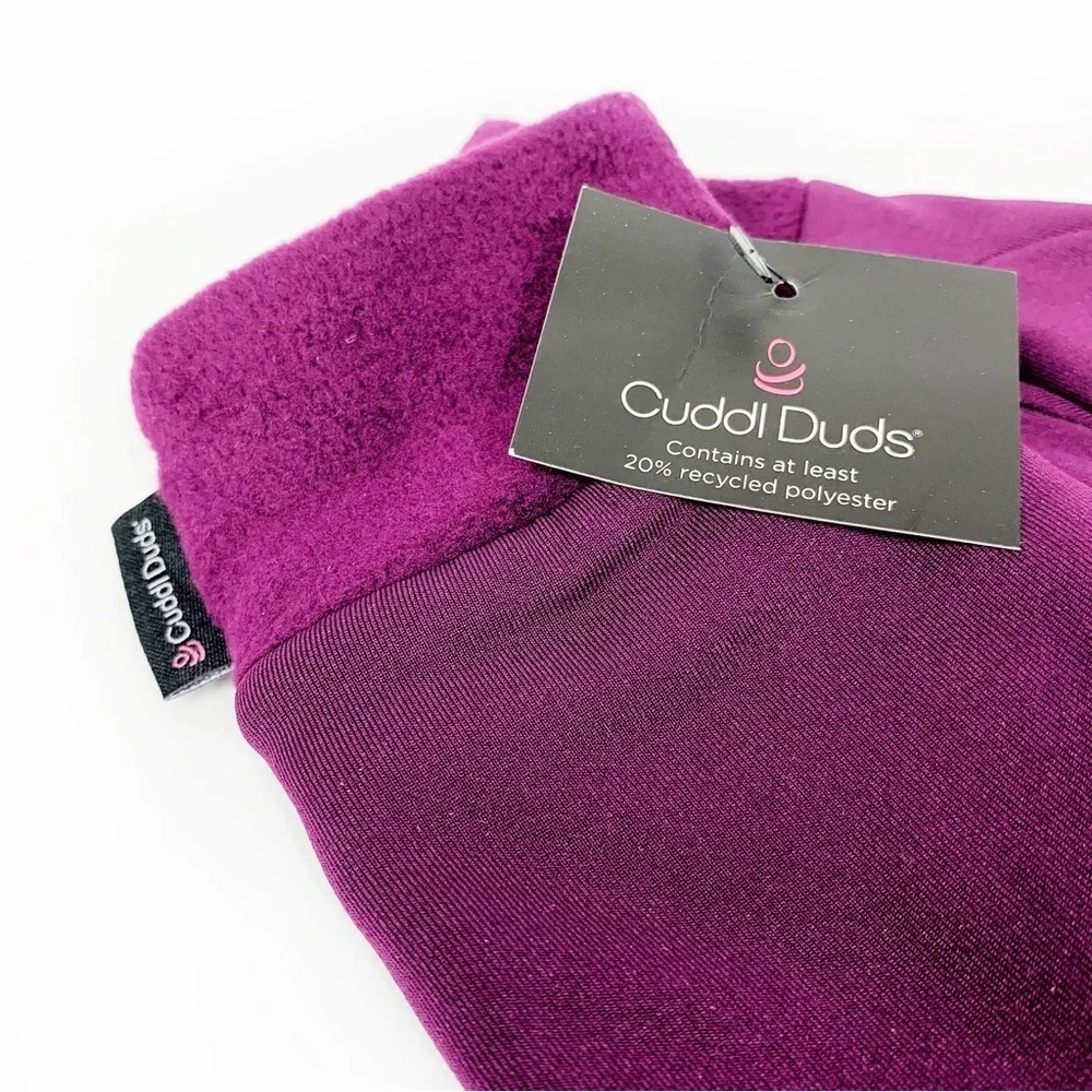 Cuddl Duds Purple Glove & Ear Muff Set • Touchscreen Gloves • Cozy Winter Gift